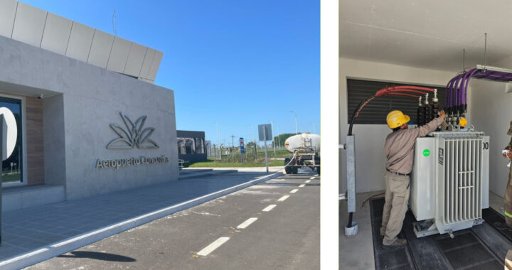 El nuevo Aeropuerto de Concordia ya cuenta con conexión eléctrica gracias al financiamiento provincial